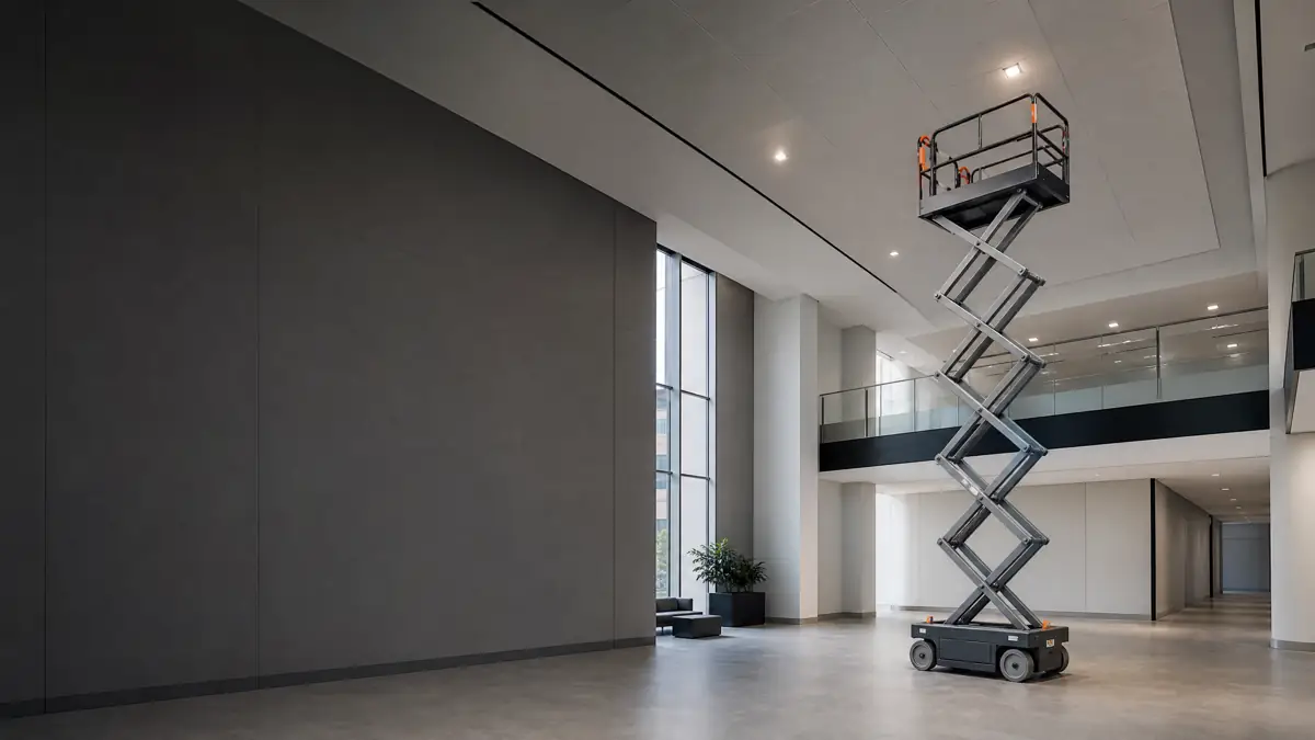 Electric Scissor Lifts jobsite access in South Bend